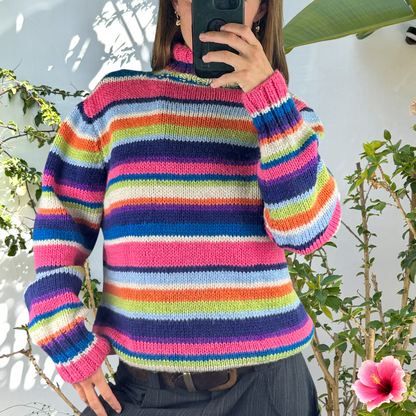 Handmade Vintage striped jumper
