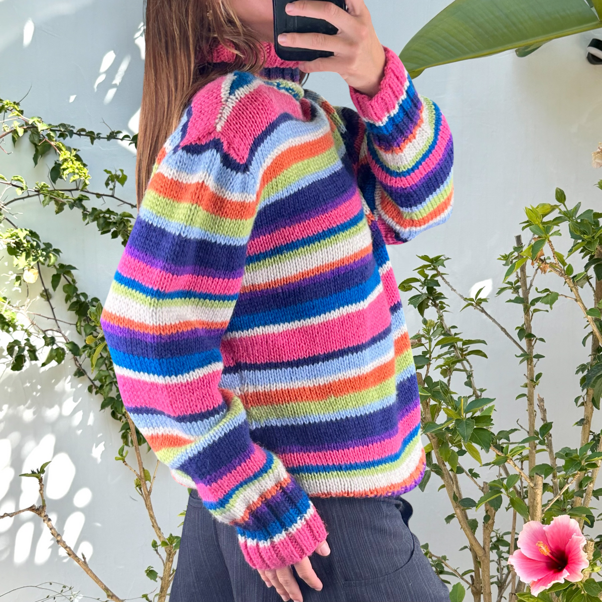 Handmade Vintage striped jumper