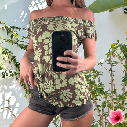 Off the shoulder Miss Sixty top