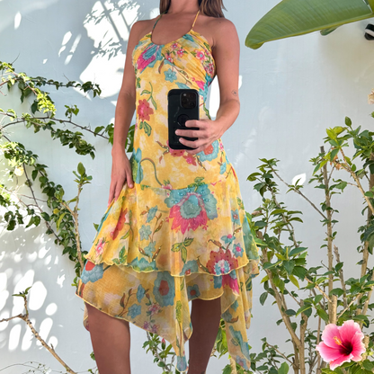100% silk fairy beaded dress