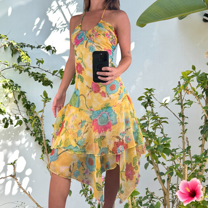 100% silk fairy beaded dress