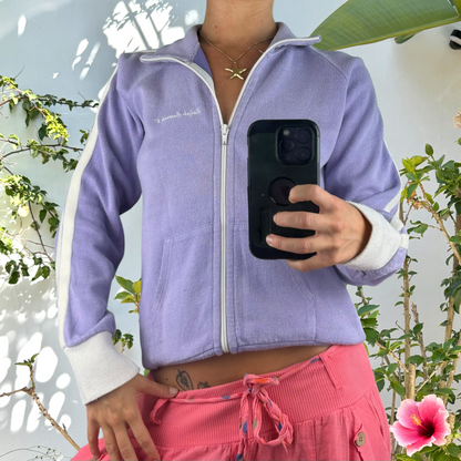 2000’s Ralph Lauren Lilac zip up jumper