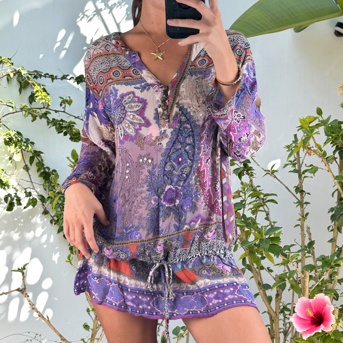 Semi sheer Y2K mini dress